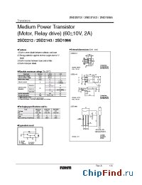 Datasheet 2SD2397 manufacturer Rohm